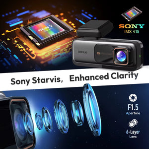 Dash Cam - BotsLab G980H PRO 4K frontal 2K trasera